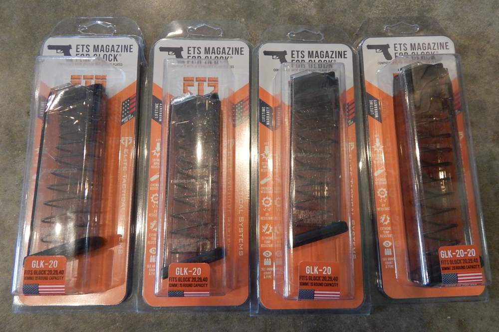 (4) ETS Glock mags 15rd 10mm 20 29 G20 G29 NEW-img-0