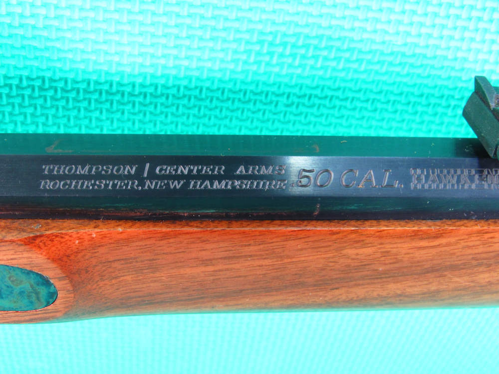 Thompson Center Hawken 50 Caliber Muzzleloader Blued 28” Wood Set Triggers -img-7