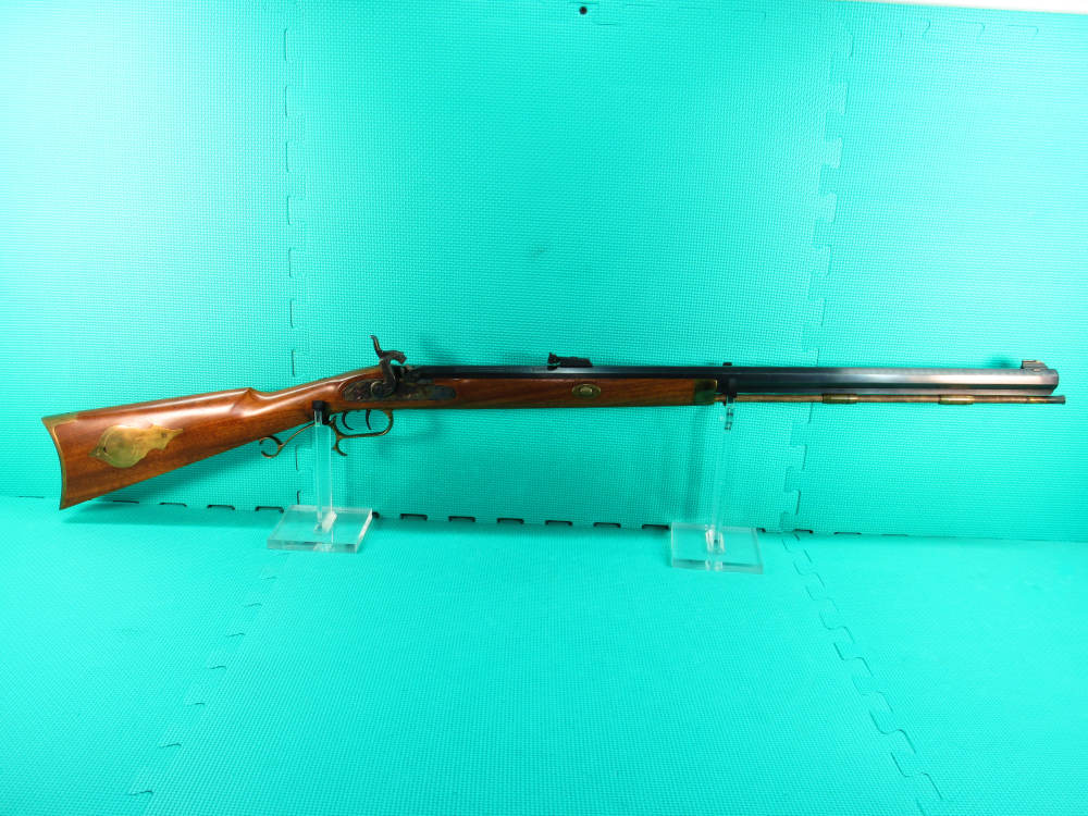 Thompson Center Hawken 50 Caliber Muzzleloader Blued 28” Wood Set Triggers -img-0