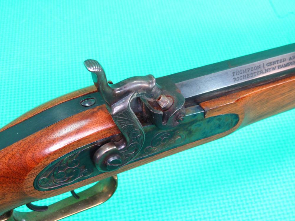 Thompson Center Hawken 50 Caliber Muzzleloader Blued 28” Wood Set Triggers -img-41