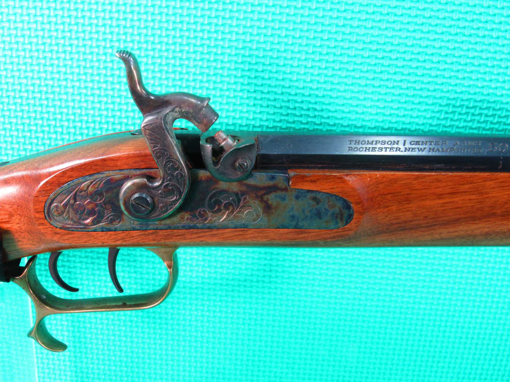Thompson Center Hawken 50 Caliber Muzzleloader Blued 28” Wood Set Triggers -img-5