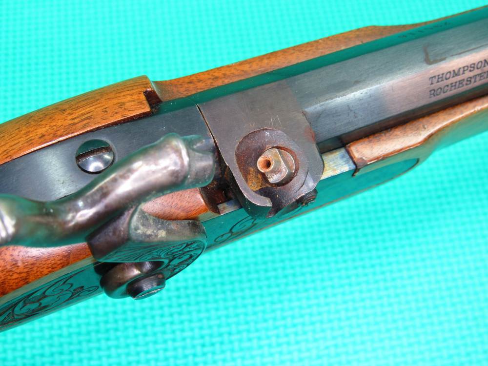 Thompson Center Hawken 50 Caliber Muzzleloader Blued 28” Wood Set Triggers -img-42