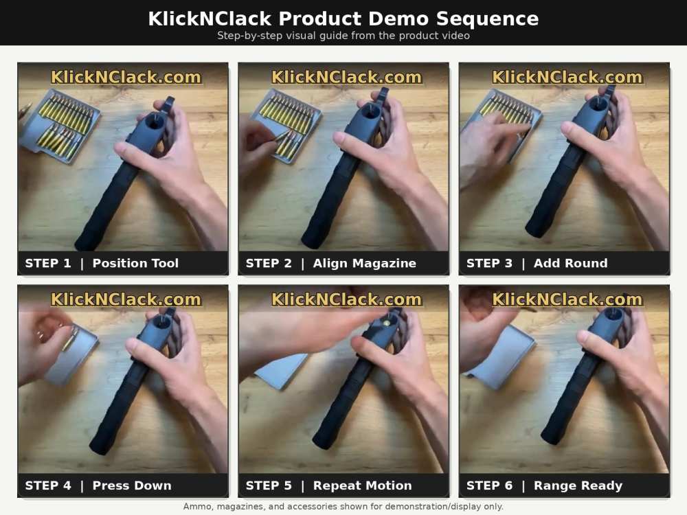 Speed Loader AR-15 .223 5.56 300 blackout Magazine| KlickNClack - AR15-img-4