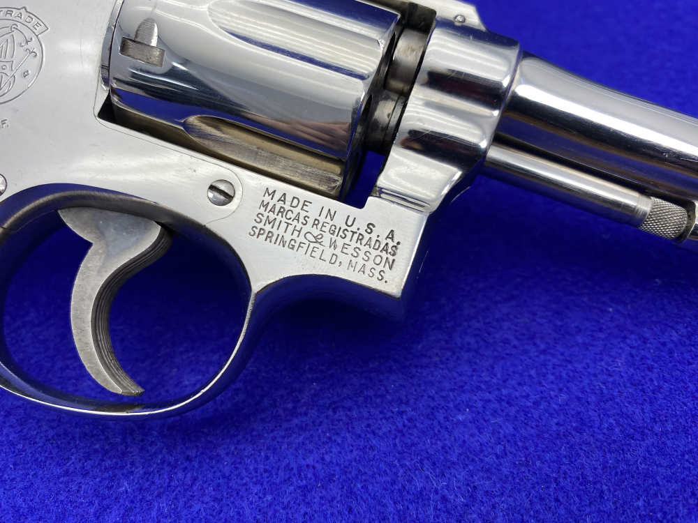 Smith Wesson 10-5 .38 SPL Nickel 5" *SCARCE DETROIT POLICE ISSUE EXAMPLE*-img-19