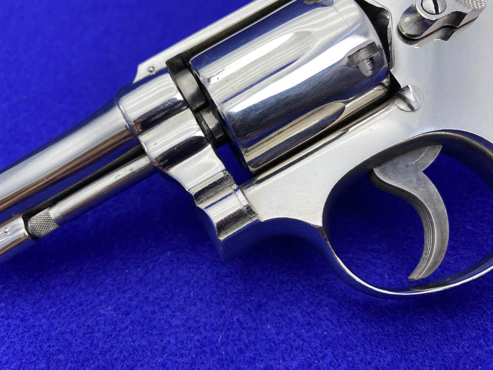Smith Wesson 10-5 .38 SPL Nickel 5" *SCARCE DETROIT POLICE ISSUE EXAMPLE*-img-8