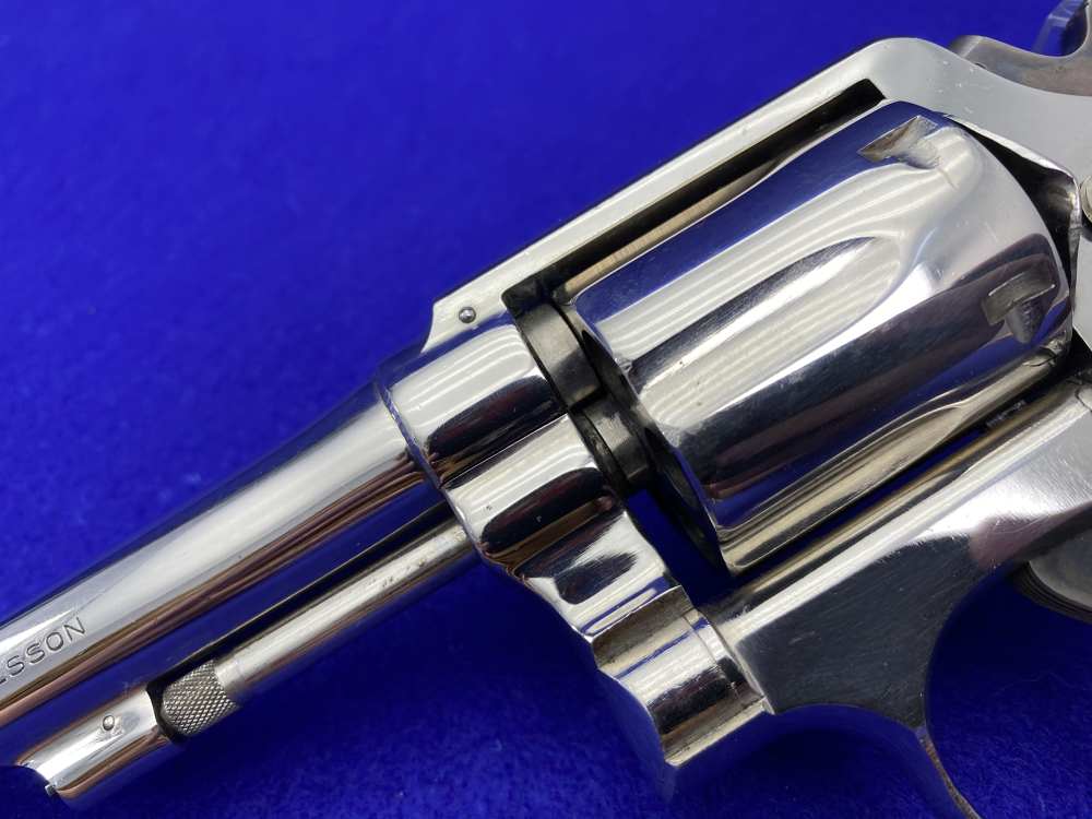 Smith Wesson 10-5 .38 SPL Nickel 5" *SCARCE DETROIT POLICE ISSUE EXAMPLE*-img-10