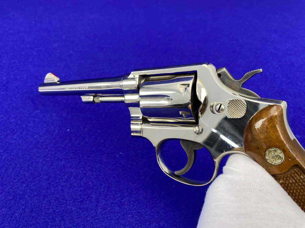 Smith Wesson 10-5 .38 SPL Nickel 5" *SCARCE DETROIT POLICE ISSUE EXAMPLE*-img-39