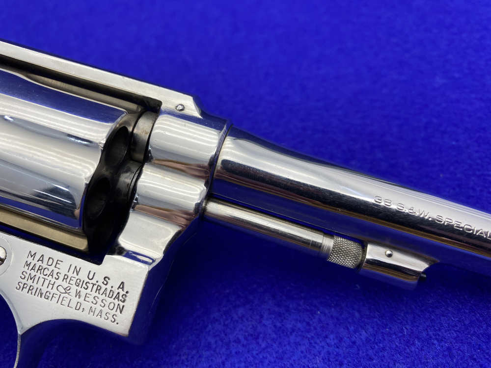 Smith Wesson 10-5 .38 SPL Nickel 5" *SCARCE DETROIT POLICE ISSUE EXAMPLE*-img-21