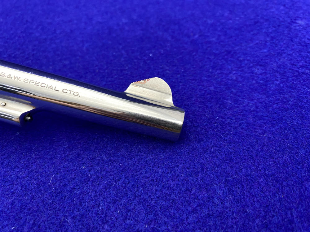 Smith Wesson 10-5 .38 SPL Nickel 5" *SCARCE DETROIT POLICE ISSUE EXAMPLE*-img-23