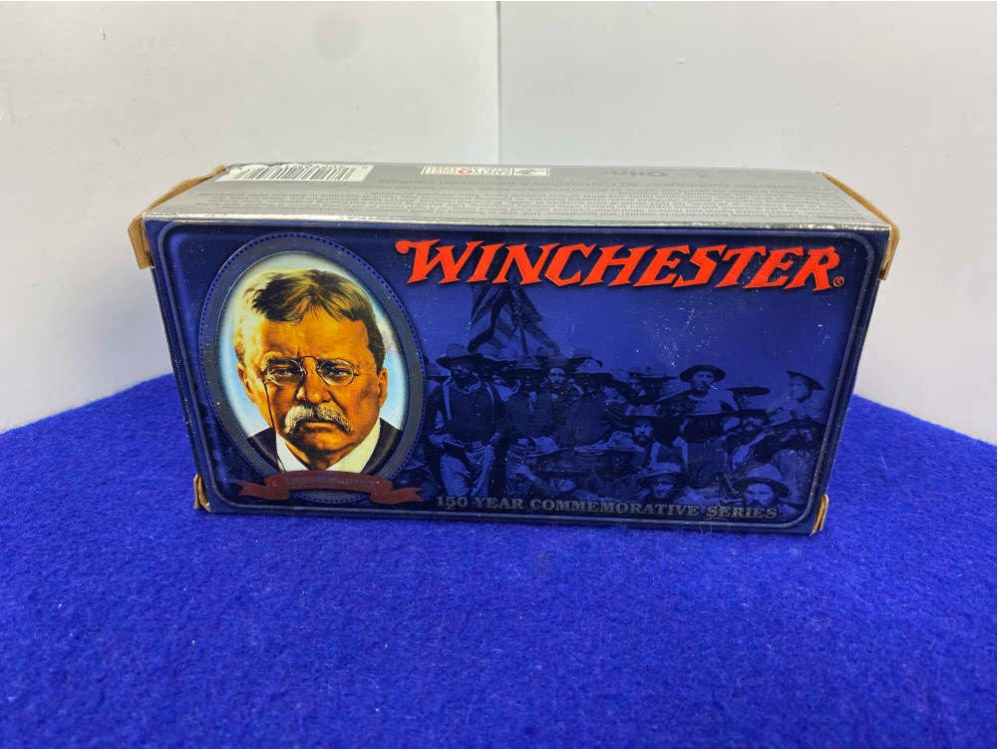 50 Rounds Winchester .45 Colt 250Gr LFN Roosevelt *150 YEAR COMMEMORATIVE*-img-0