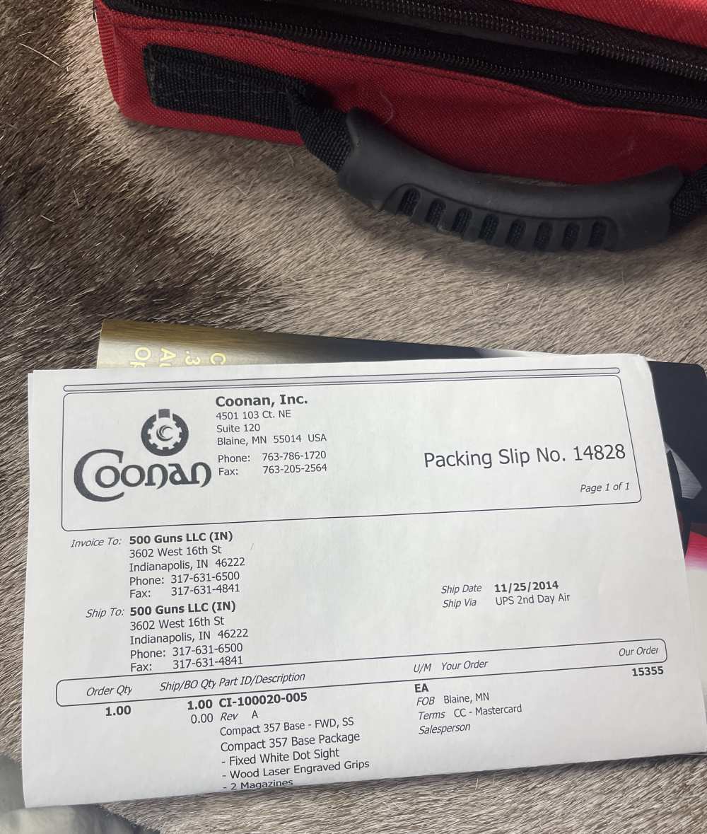 Coonan COMPACT 357 MAG semi auto pistol ULTRA RARE lnib with 4 mags + More-img-4