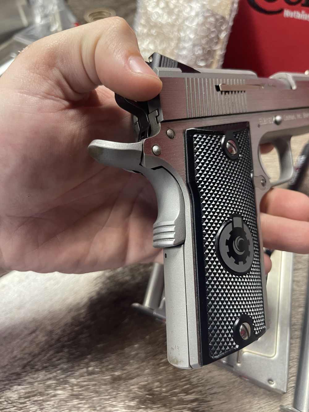Coonan COMPACT 357 MAG semi auto pistol ULTRA RARE lnib with 4 mags + More-img-20