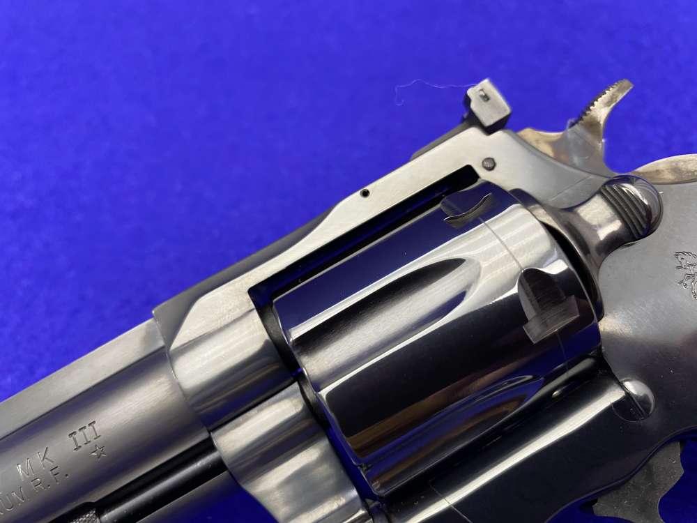 1980 Colt Trooper MKIII .22 MRF 6" Blue *SCARCE .22 MAGNUM RIMFIRE EXAMPLE*-img-9