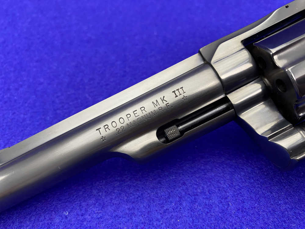 1980 Colt Trooper MKIII .22 MRF 6" Blue *SCARCE .22 MAGNUM RIMFIRE EXAMPLE*-img-10