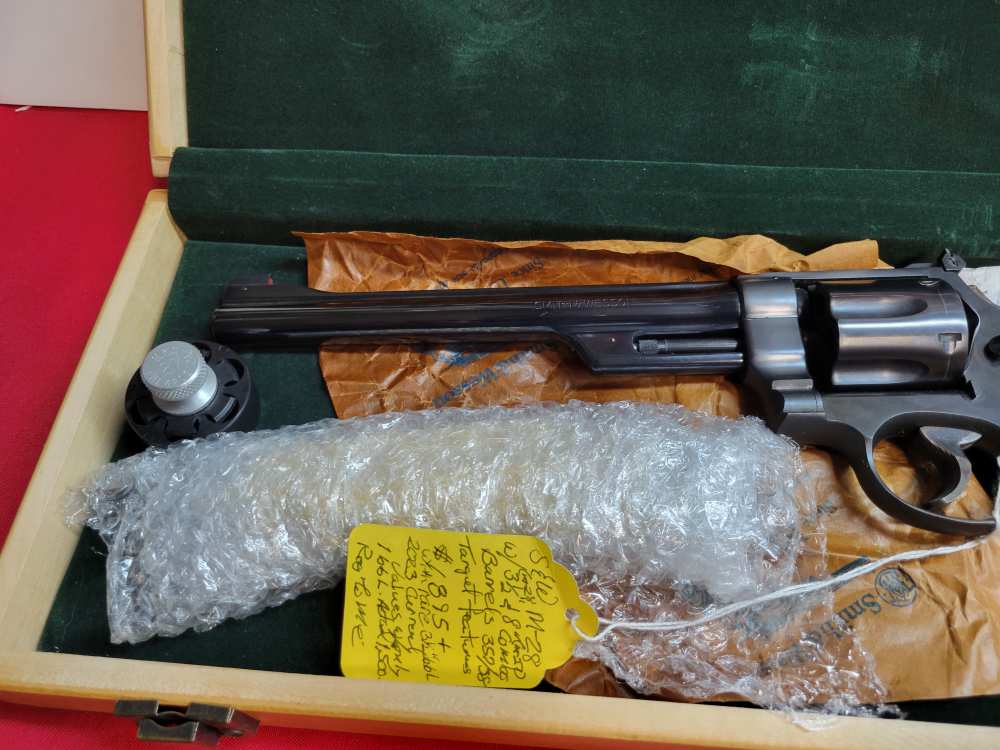 Smith & Wesson 28-2 Highway Patrolman 357mag 2 Barrels 8 3/8" Rare 3 1/2"-img-4