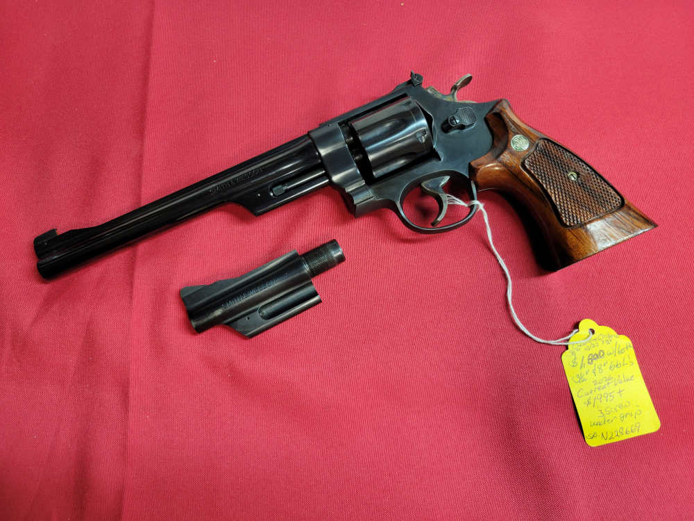 Smith & Wesson 28-2 Highway Patrolman 357mag 2 Barrels 8 3/8" Rare 3 1/2"-img-1
