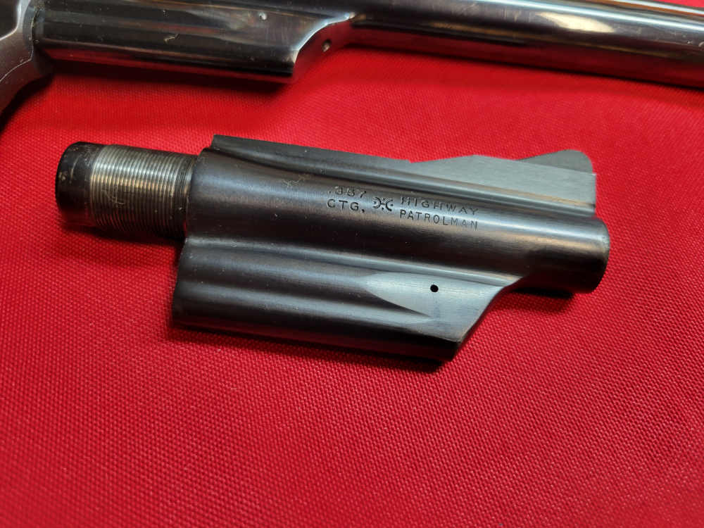 Smith & Wesson 28-2 Highway Patrolman 357mag 2 Barrels 8 3/8" Rare 3 1/2"-img-24
