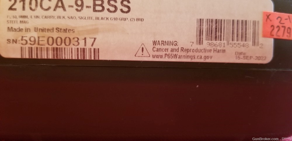 SIG 210CA-9-BSS (NIB) Never Fired-img-17