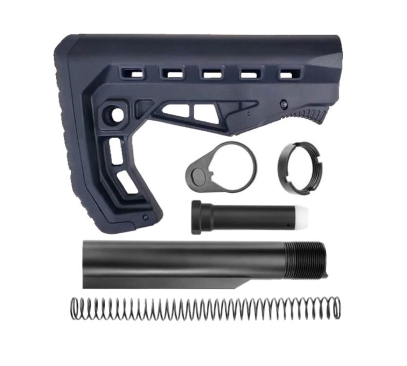 AR15 Skeleton Stock Mil-Spec Kit Fast Free Shipping-img-0