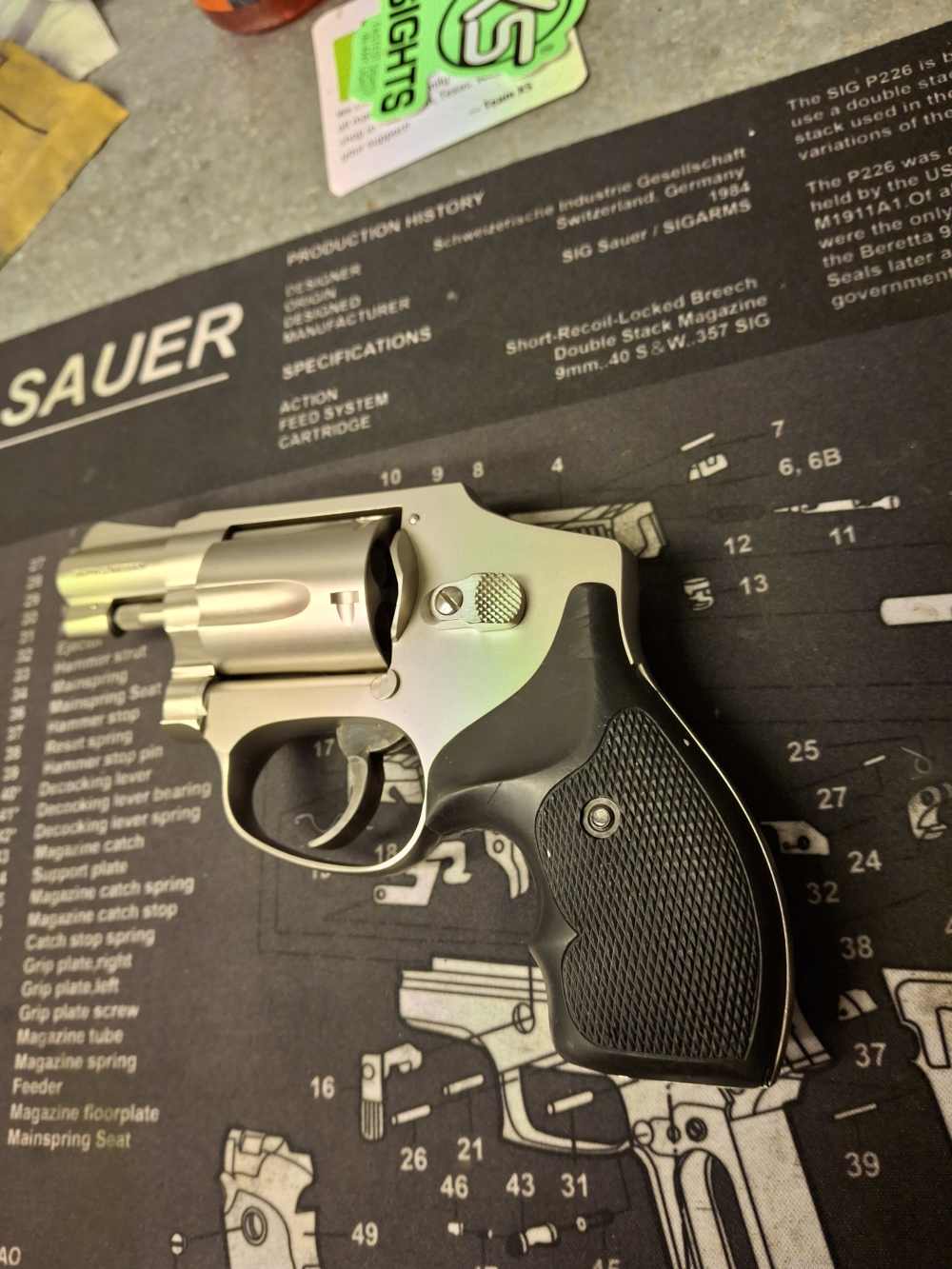 S&W 442 .38 Spl Nickel Stunning! Price Reduction-img-1
