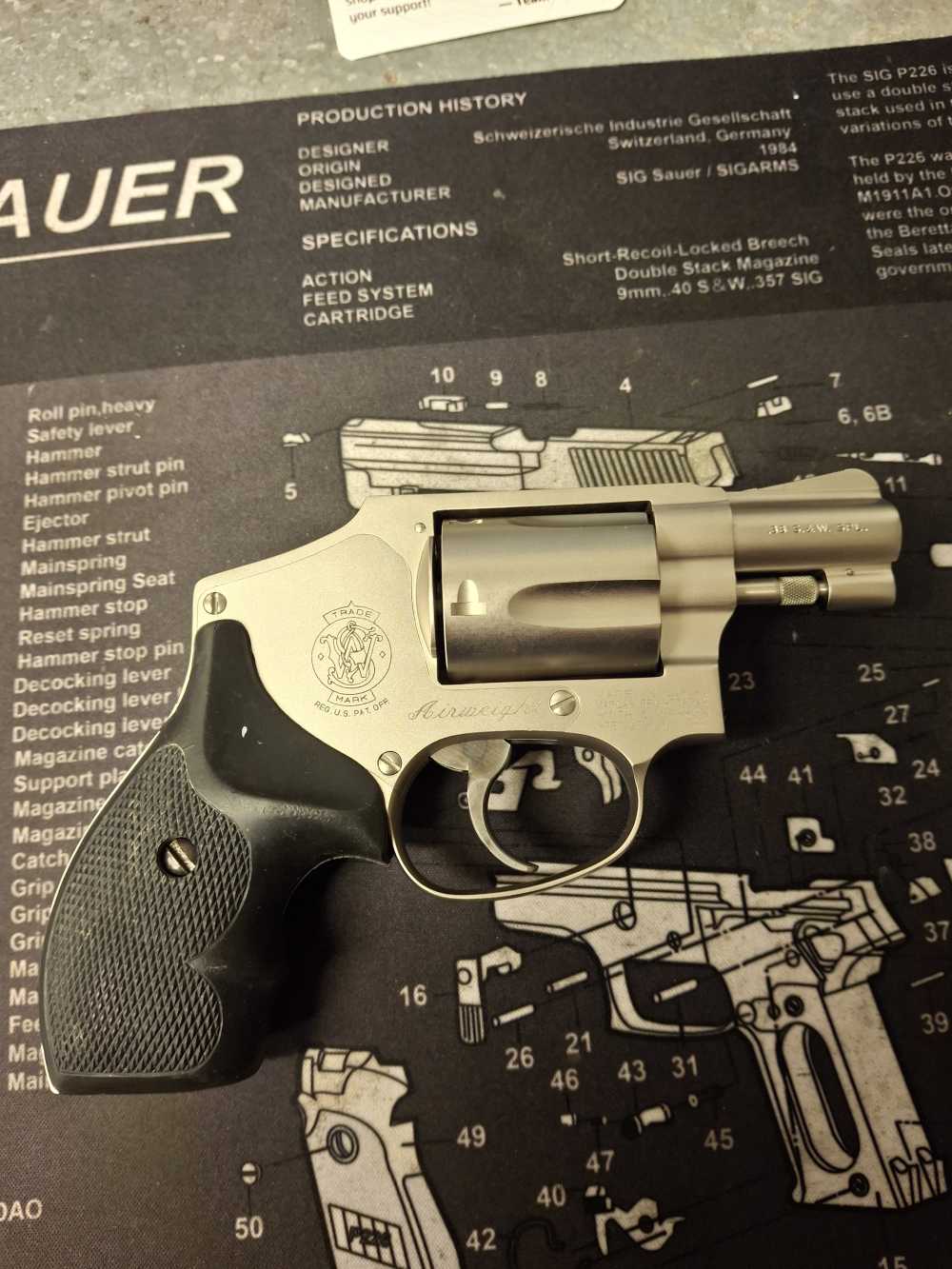 S&W 442 .38 Spl Nickel Stunning! Price Reduction-img-0