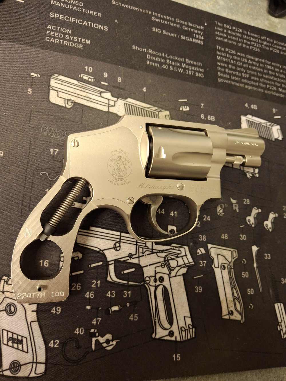 S&W 442 .38 Spl Nickel Stunning! Price Reduction-img-6