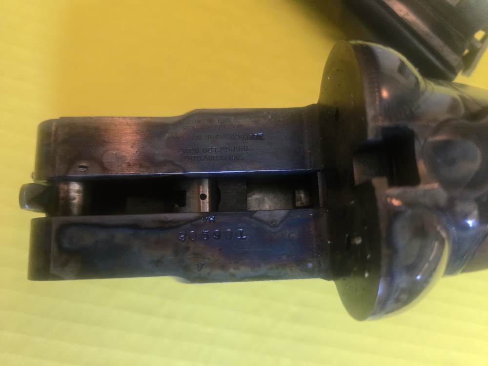 Parker VH 12 Gauge SxS 28" Vulcan Steel – Larry Brace Restored – Miller Tri-img-6