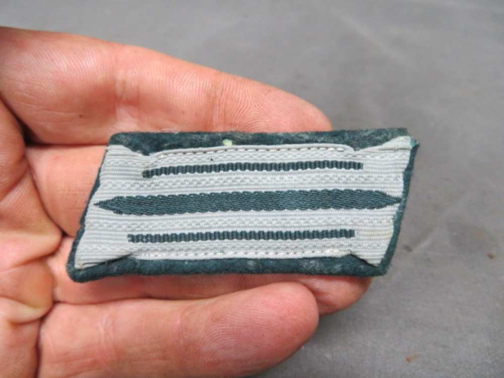 LOT OF 2 WWII GERMAN ARMY ENLISTED COLLAR TABS-img-1
