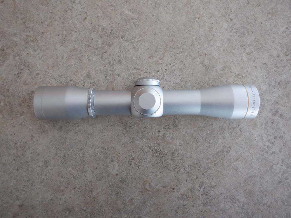 RARE Leupold Silver M8-4X EER Compact Pistol Scope Fixed 4X Power NICE SS-img-2