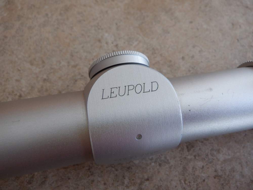 RARE Leupold Silver M8-4X EER Compact Pistol Scope Fixed 4X Power NICE SS-img-7