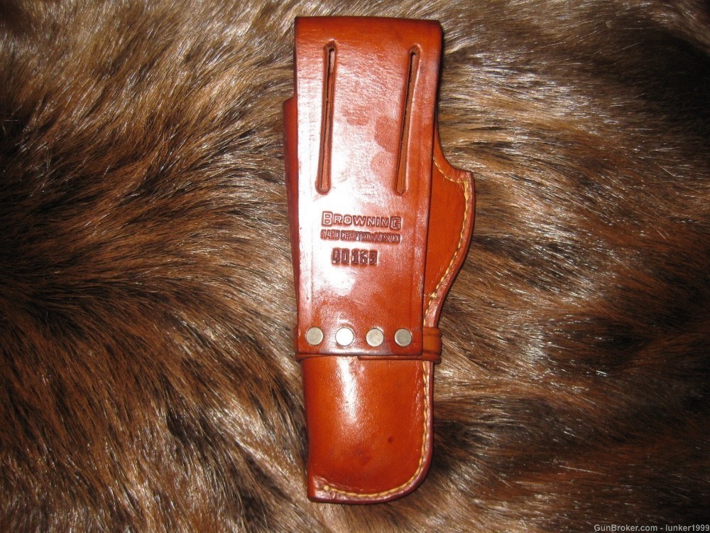 ORIGINAL BROWNING STAMPED HOLSTER 9MM HI-POWER !!-img-2