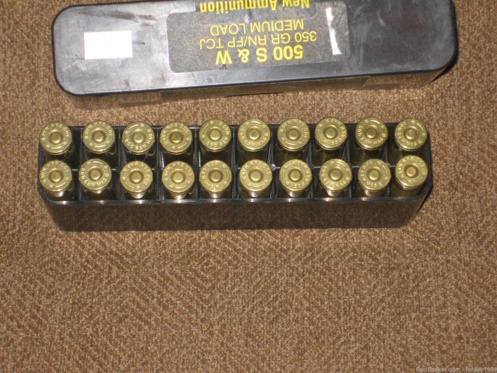 NEW BOX PRECISION CARTRIDGE INC. 500 S & W 350 GR. RN 20 RDS. !-img-3