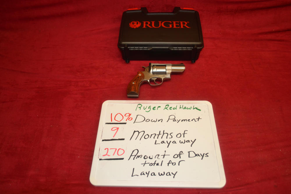 Ruger Redhawk 357Magnum 2.75"Barrel, Layaway Available.-img-0