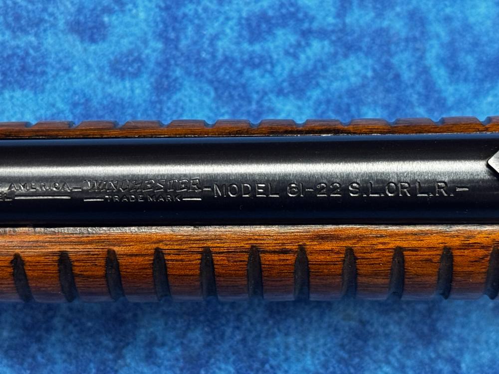 Winchester 61 Pump Action Rifle .22 S, L & LR – Excellent Condition LAYAWAY-img-23