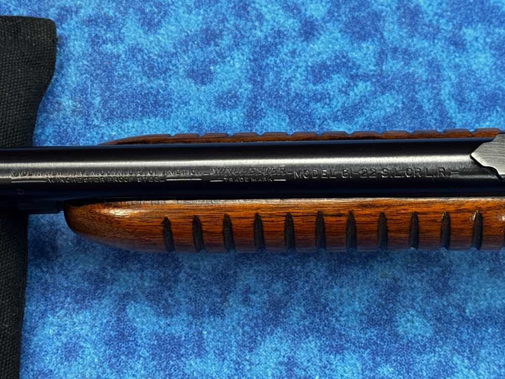 Winchester 61 Pump Action Rifle .22 S, L & LR – Excellent Condition LAYAWAY-img-43