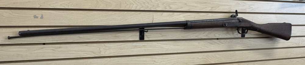 U.S. HARPERS FERRY M.1840/42 CONVERTED PERCUSSION MUSKET READ DESC-img-1