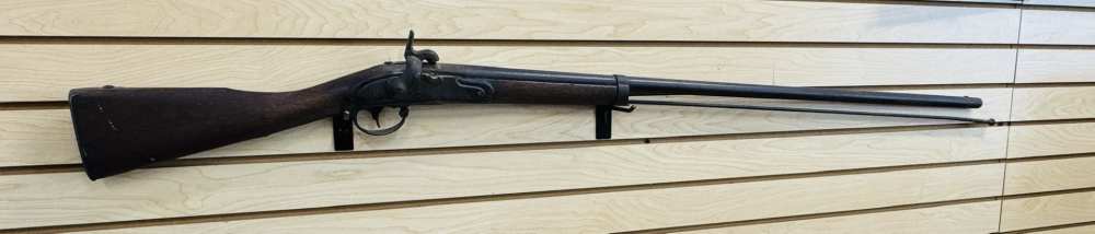U.S. HARPERS FERRY M.1840/42 CONVERTED PERCUSSION MUSKET READ DESC-img-0