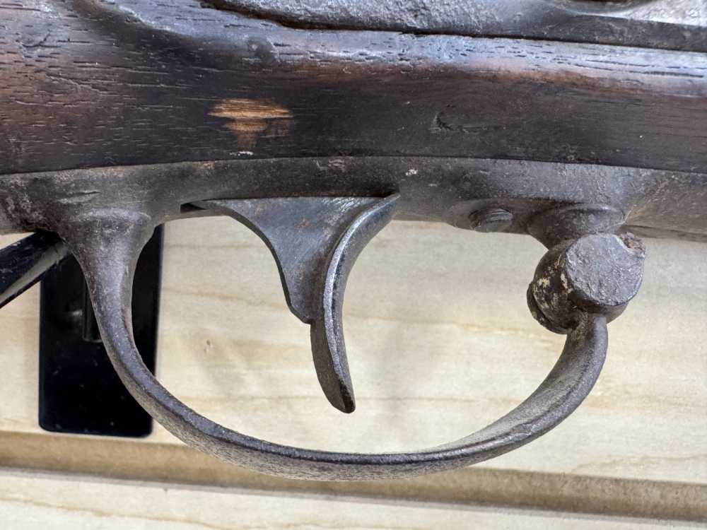 U.S. HARPERS FERRY M.1840/42 CONVERTED PERCUSSION MUSKET READ DESC-img-4