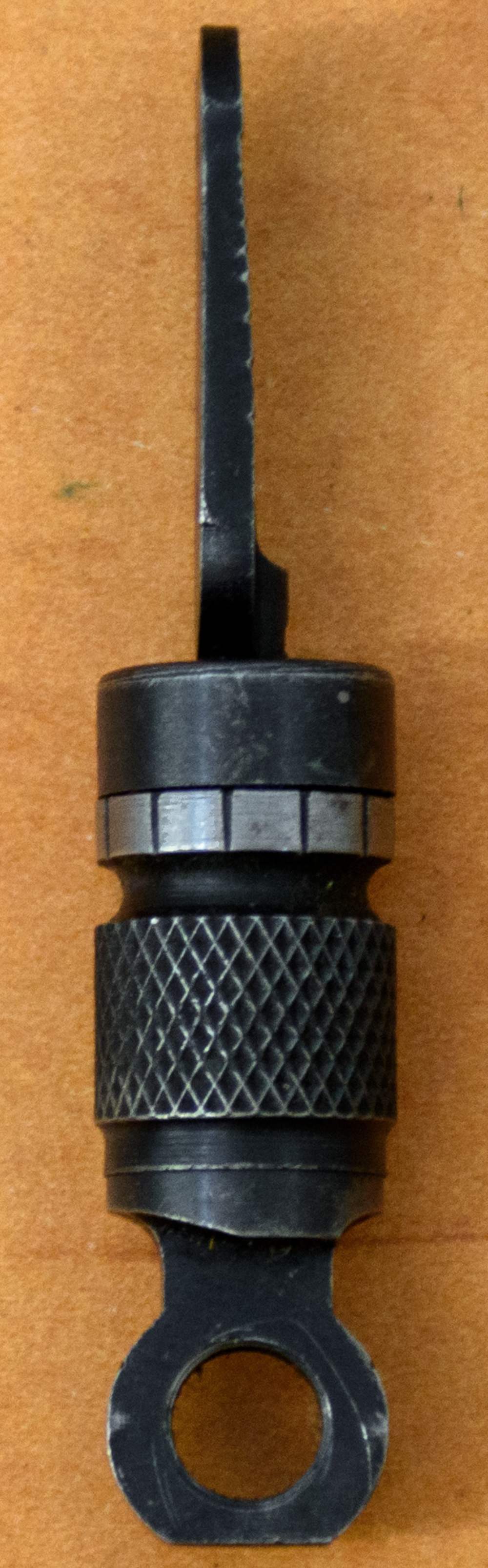 Rare Johnson Model 1941 Light Machine Gun Rear Sight Staff with Aperture-img-2