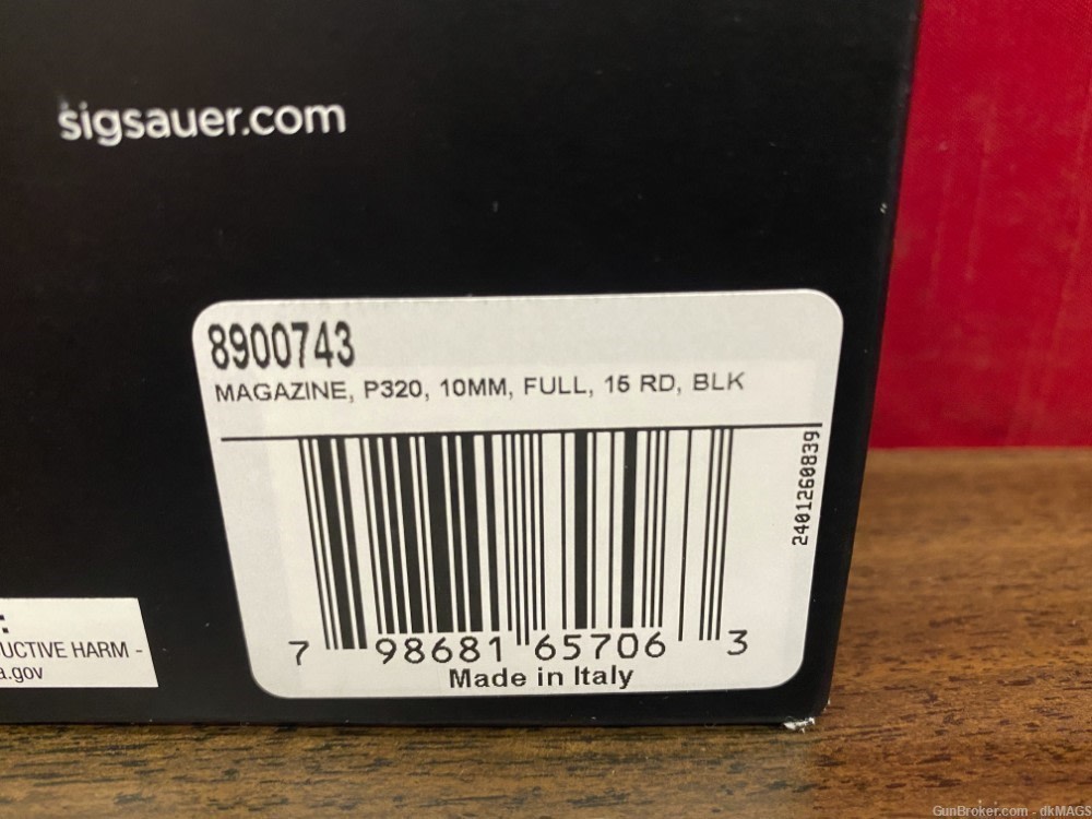 2 factory Sig Sauer P320 XTEN 15rd  15 Round 10mm Magazines -img-8