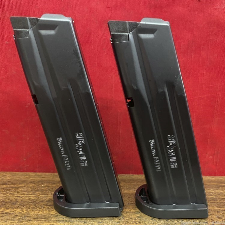 2 factory Sig Sauer P320 XTEN 15rd  15 Round 10mm Magazines -img-1