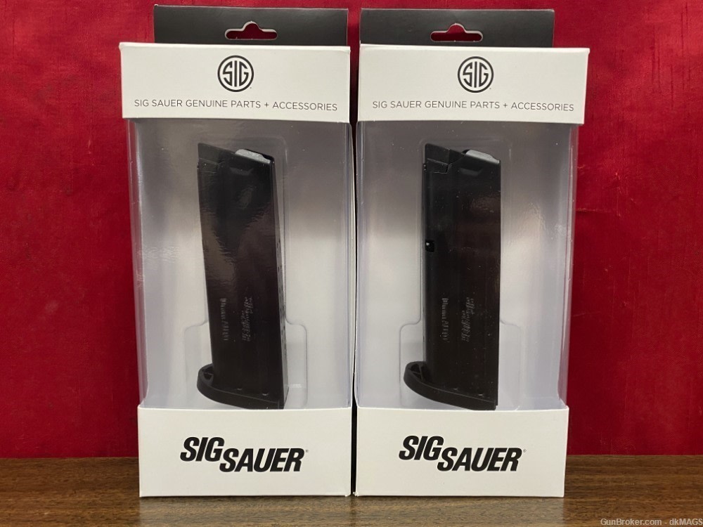 2 factory Sig Sauer P320 XTEN 15rd  15 Round 10mm Magazines -img-0