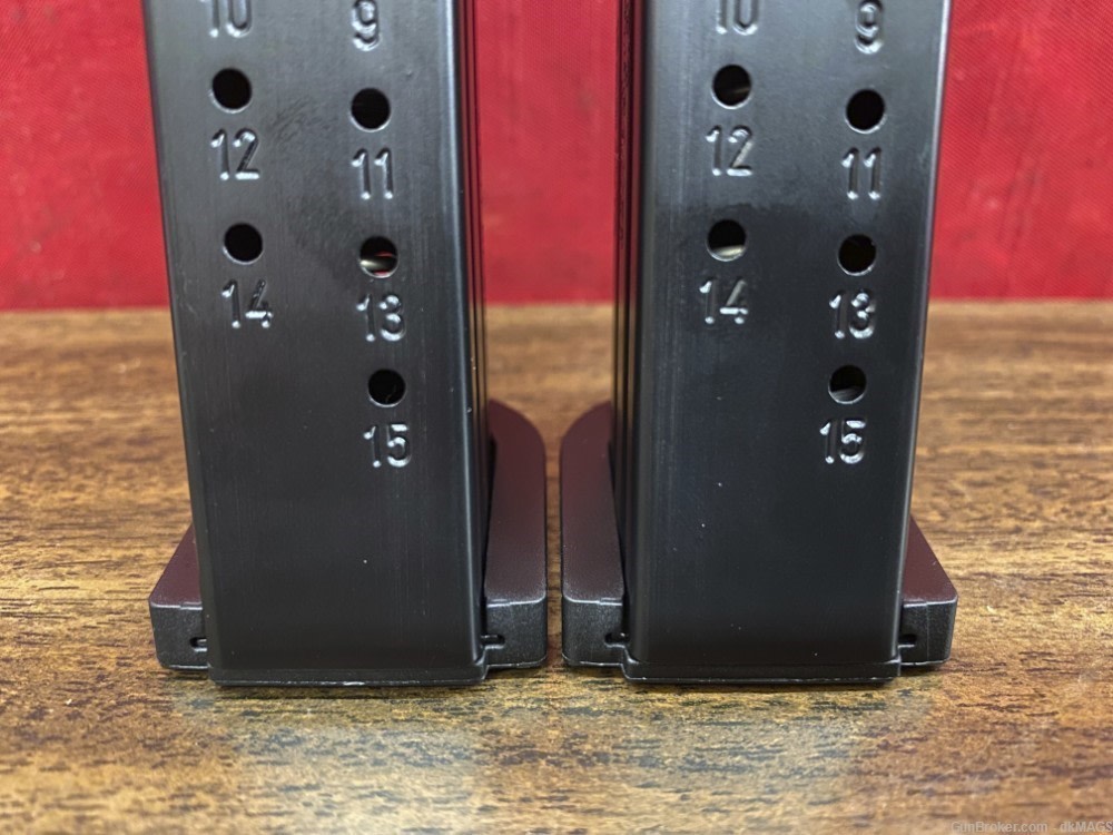 2 factory Sig Sauer P320 XTEN 15rd  15 Round 10mm Magazines -img-6