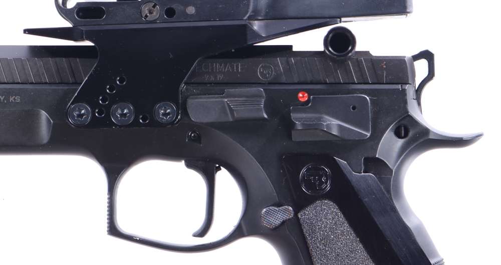 CZ USA CZ75 Tactical Sport Czechmate 9mm Luger Pistol 5.23" w/C-MORE (XX)-img-17