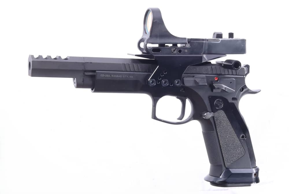 CZ USA CZ75 Tactical Sport Czechmate 9mm Luger Pistol 5.23" w/C-MORE (XX)-img-11