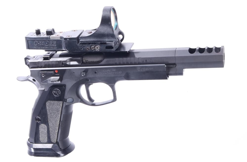 CZ USA CZ75 Tactical Sport Czechmate 9mm Luger Pistol 5.23" w/C-MORE (XX)-img-2