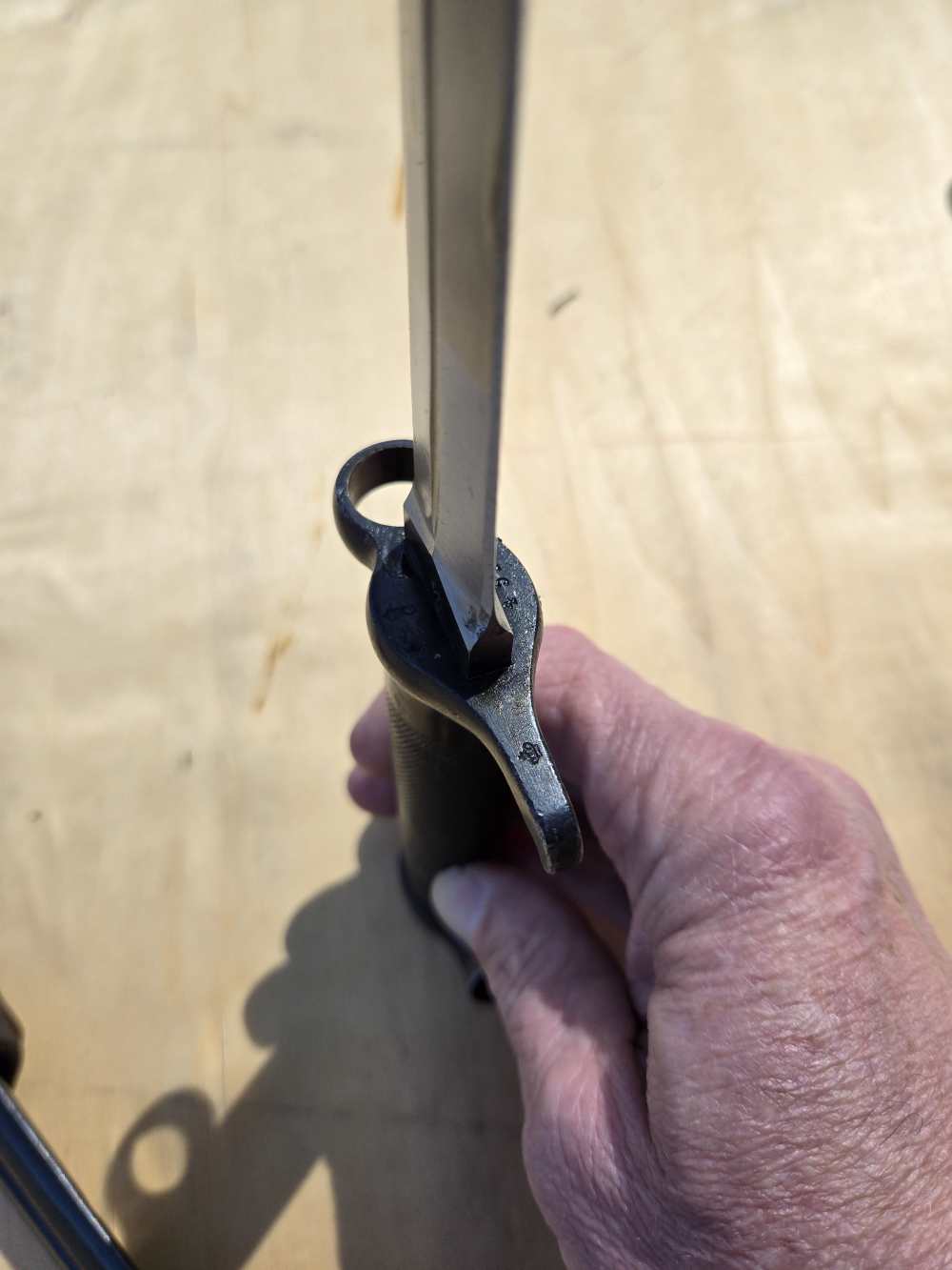 Swedish Military Mauser bayonet extra fine condition original frog-img-21