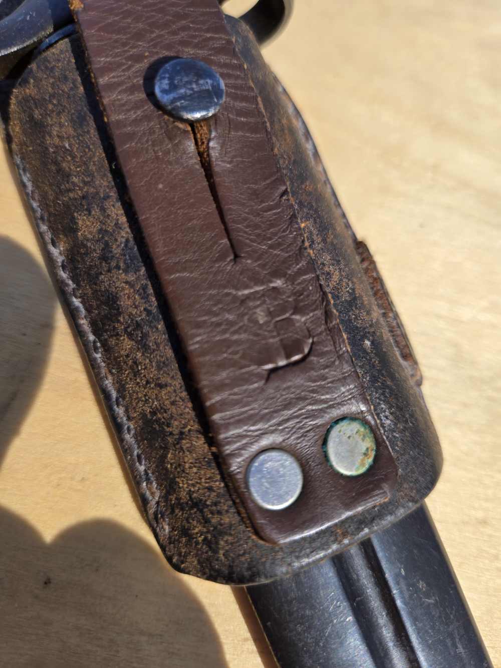 Swedish Military Mauser bayonet extra fine condition original frog-img-33