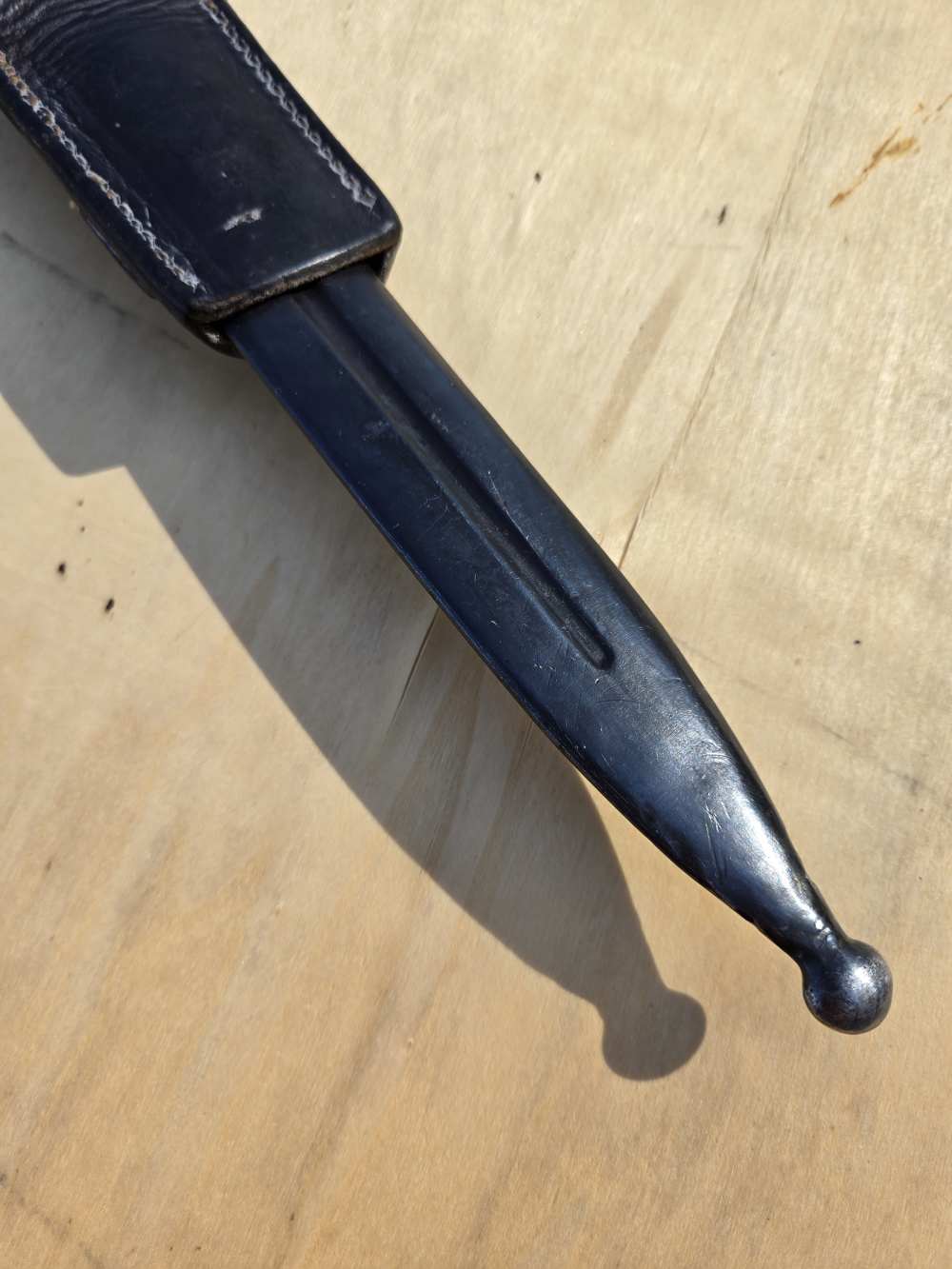 Swedish Military Mauser bayonet extra fine condition original frog-img-6