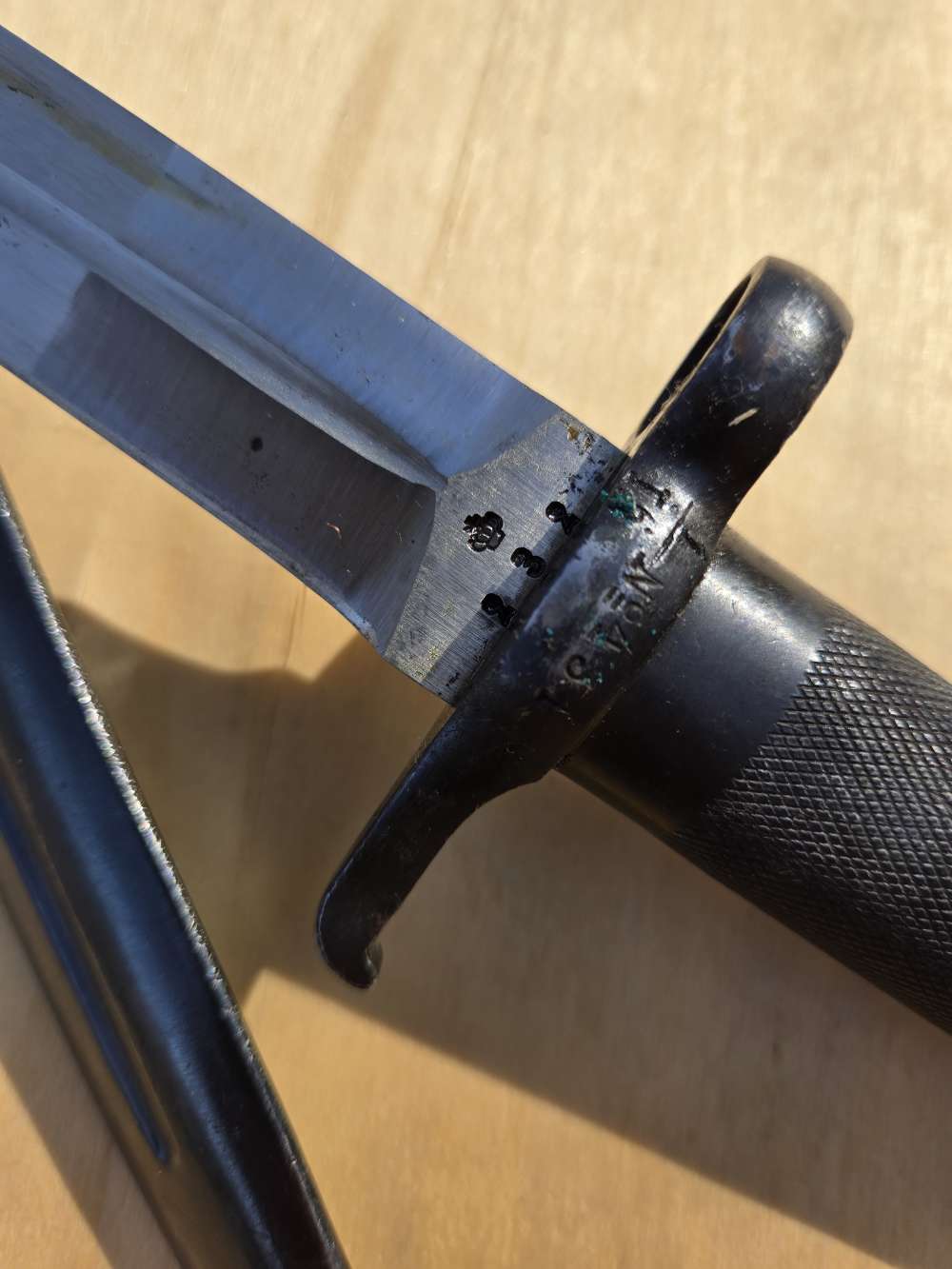 Swedish Military Mauser bayonet extra fine condition original frog-img-18